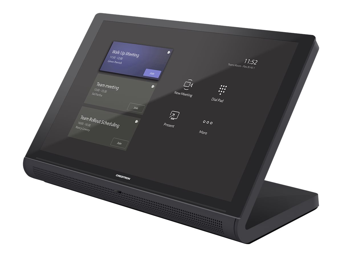 Crestron Flex UC-C100-Z - Pour Zoom Rooms - kit de vidéo-conférence (console d'écran tactile, mini PC) - certifié Zoom - noir - UC-C100-Z - Audio et visioconférences