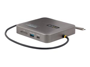 StarTech.com Adaptateur Multiport USB C, Double HDMI 4K60Hz, 100W PD, GbE - Station d'accueil - USB-C / USB4 / Thunderbolt 3 / Thunderbolt 4 - 2 x HDMI - 1GbE - 102B-USBC-MULTIPORT - Stations d'accueil pour ordinateur portable