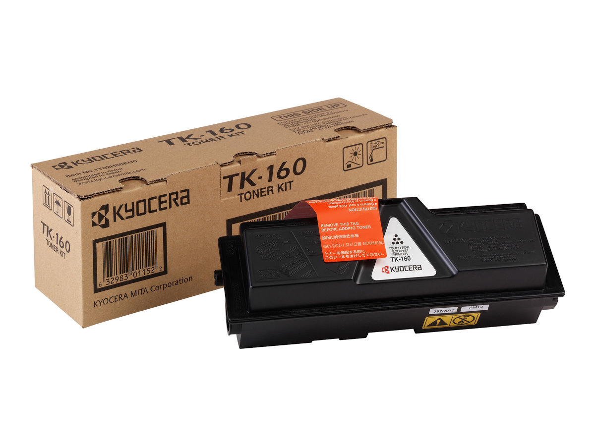 Kyocera TK 160 - Noir - original - cartouche de toner - pour ECOSYS P2035d, P2035d/KL3, P2035dn, P2035dn/KL3; FS-1120D, 1120D/KL3, 1120DN, 1120DN/KL3 - 1T02LY0NLC - Autres cartouches de toner