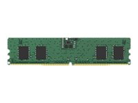 Kingston - DDR5 - kit - 16 Go: 2 x 8 Go - DIMM 288 broches - 4800 MHz / PC5-38400 - CL40 - 1.1 V - mémoire sans tampon - non ECC - pour Dell OptiPlex 7000; Lenovo ThinkCentre M80s Gen 3; M80t Gen 3; M90s Gen 3; M90t Gen 3 - KCP548US6K2-16 - DDR5