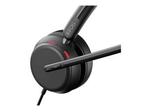 EPOS IMPACT 860T - Micro-casque - sur-oreille - filaire - USB-C - Certifié pour Microsoft Teams - 1001179 - Écouteurs