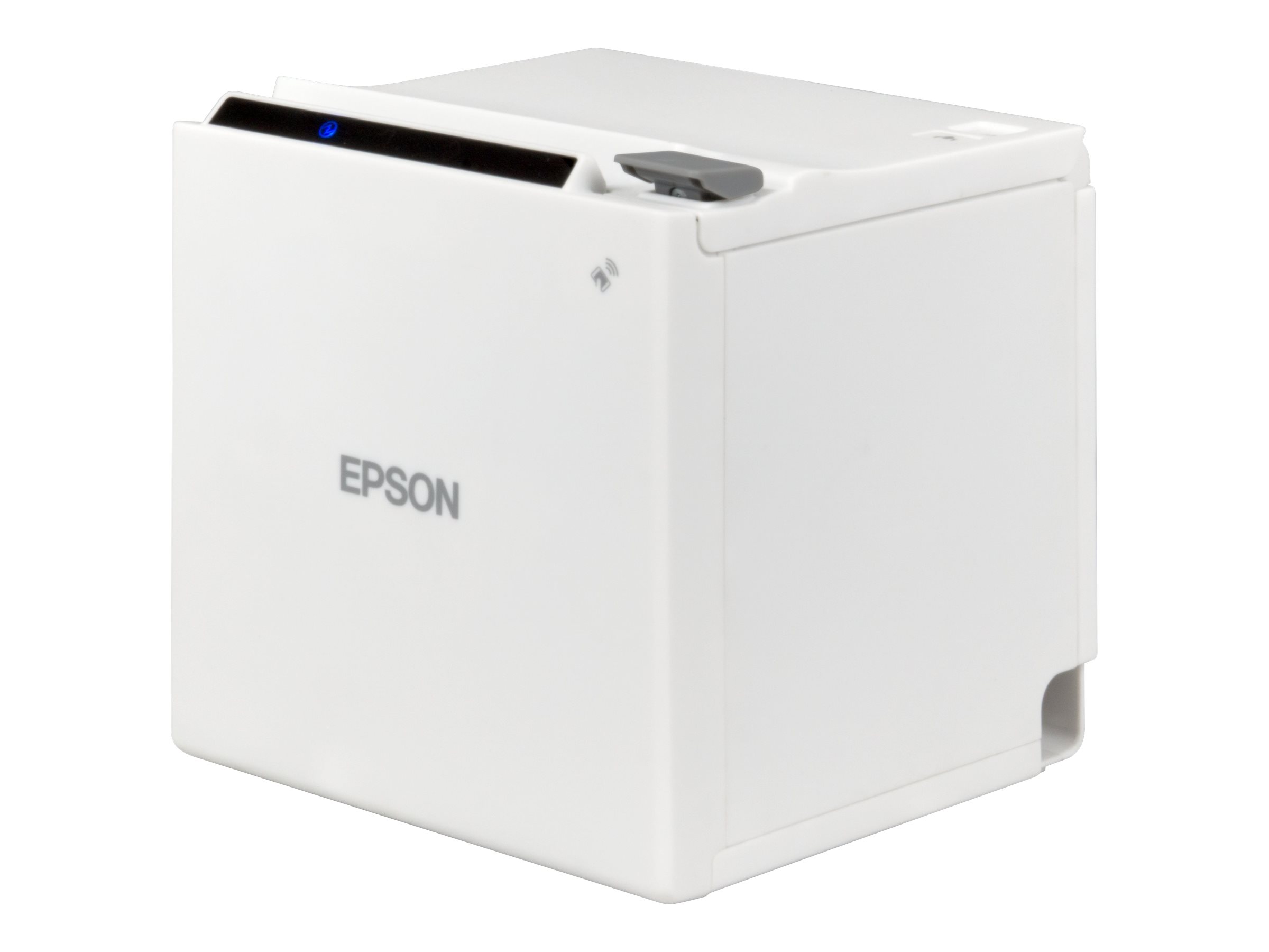Epson TM m30 - Imprimante de reçus - thermique en ligne - Rouleau (7,95 cm) - 203 x 203 ppp - jusqu'à 200 mm/sec - USB, LAN, hôte USB, NFC - outil de coupe - blanc - C31CE95121B0 - Imprimantes de reçus POS