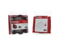 Badgy Full kit - YMCKO - Kit de cassettes à ruban d'impression / cartes PVC - pour Badgy 100, 1st Generation, 200 - VBDG205EU - Accessoires de nettoyage