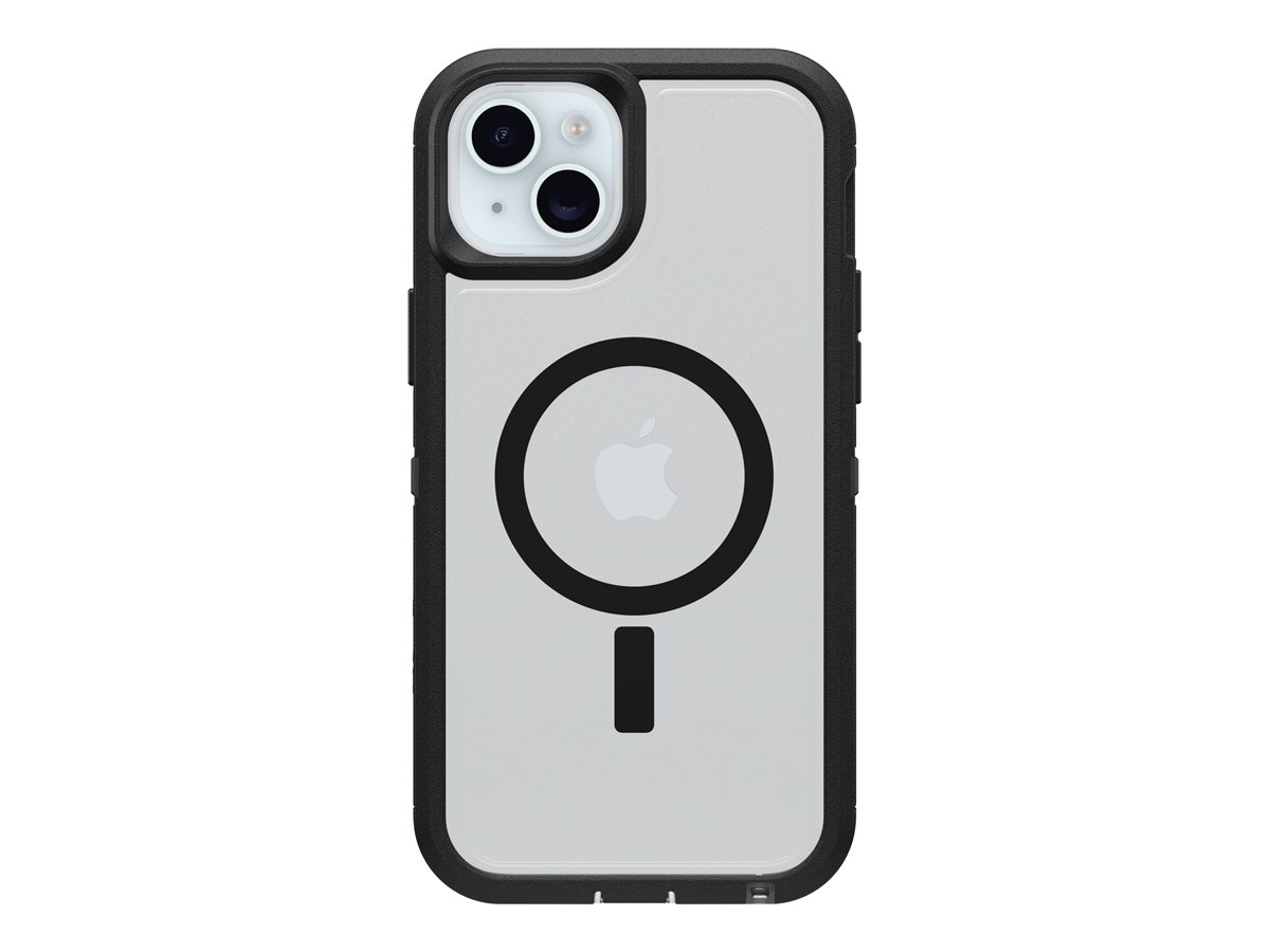 OtterBox Defender Series XT Clear - Coque de protection pour téléphone portable - robuste - compatibilité avec MagSafe - côté obscur - pour Apple iPhone 16 Plus - 77-96047 - Coques et étuis pour téléphone portable