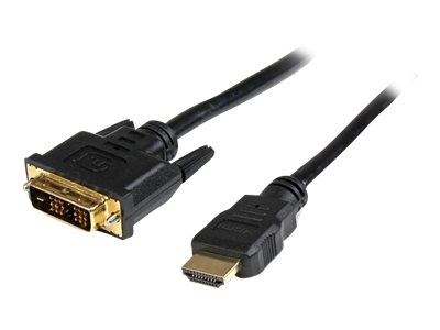 StarTech.com Câble HDMI vers DVI-D de 2 m - M/M - Câble adaptateur - HDMI mâle pour DVI-D mâle - 2 m - noir - HDDVIMM2M - Câbles HDMI