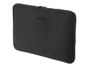 DICOTA PerfectSkin Laptop Sleeve 12.5" - Housse d'ordinateur portable - 12.5" - noir - D31185 - Sacoches pour ordinateur portable