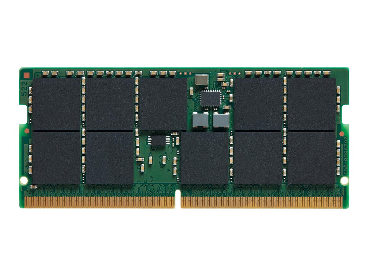 Kingston Server Premier - DDR5 - module - 32 Go - SO DIMM 262 broches - 5200 MHz / PC5-41600 - CL42 - 1.1 V - mémoire sans tampon - on-die ECC - KSM52T42BD8KM-32HA - Mémoire pour ordinateur portable