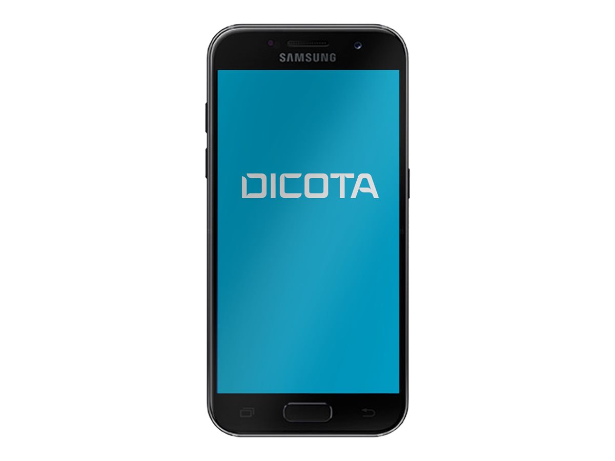 DICOTA Secret - Protection d'écran pour téléphone portable - avec filtre de confidentialité - 4 voies - adhésif - noir - pour Samsung Galaxy A3 (2017) - D31334 - Accessoires pour téléphone portable
