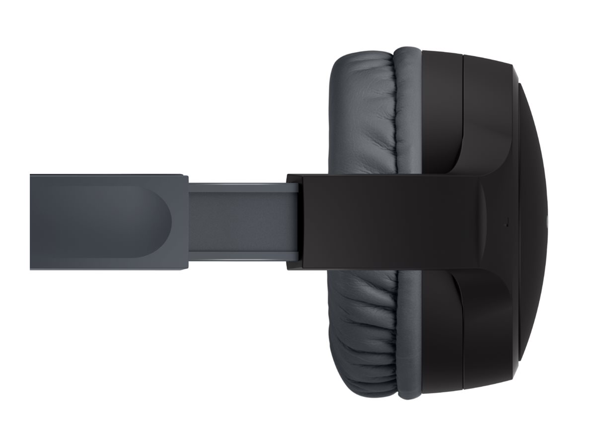 Belkin SoundForm Mini - Écouteurs avec micro - sur-oreille - filaire - jack 3,5mm - noir - AUD004BTBK - Écouteurs