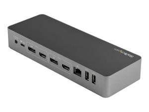 StarTech.com Station d'accueil USB Type-C/A à 2 écrans - PD 100W - Windows, macOS, Chrome OS - 2x DP, 2x HDMI - DK30C2DPEPUE - Station d'accueil - USB-C - 2 x HDMI, 2 x DP - 1GbE - 170 Watt - DK30C2DPEPUE - Stations d'accueil pour ordinateur portable