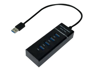MCL Samar - Concentrateur (hub) - 4 x SuperSpeed USB 3.0 - de bureau - USB3-M104B/N - Concentrateurs USB