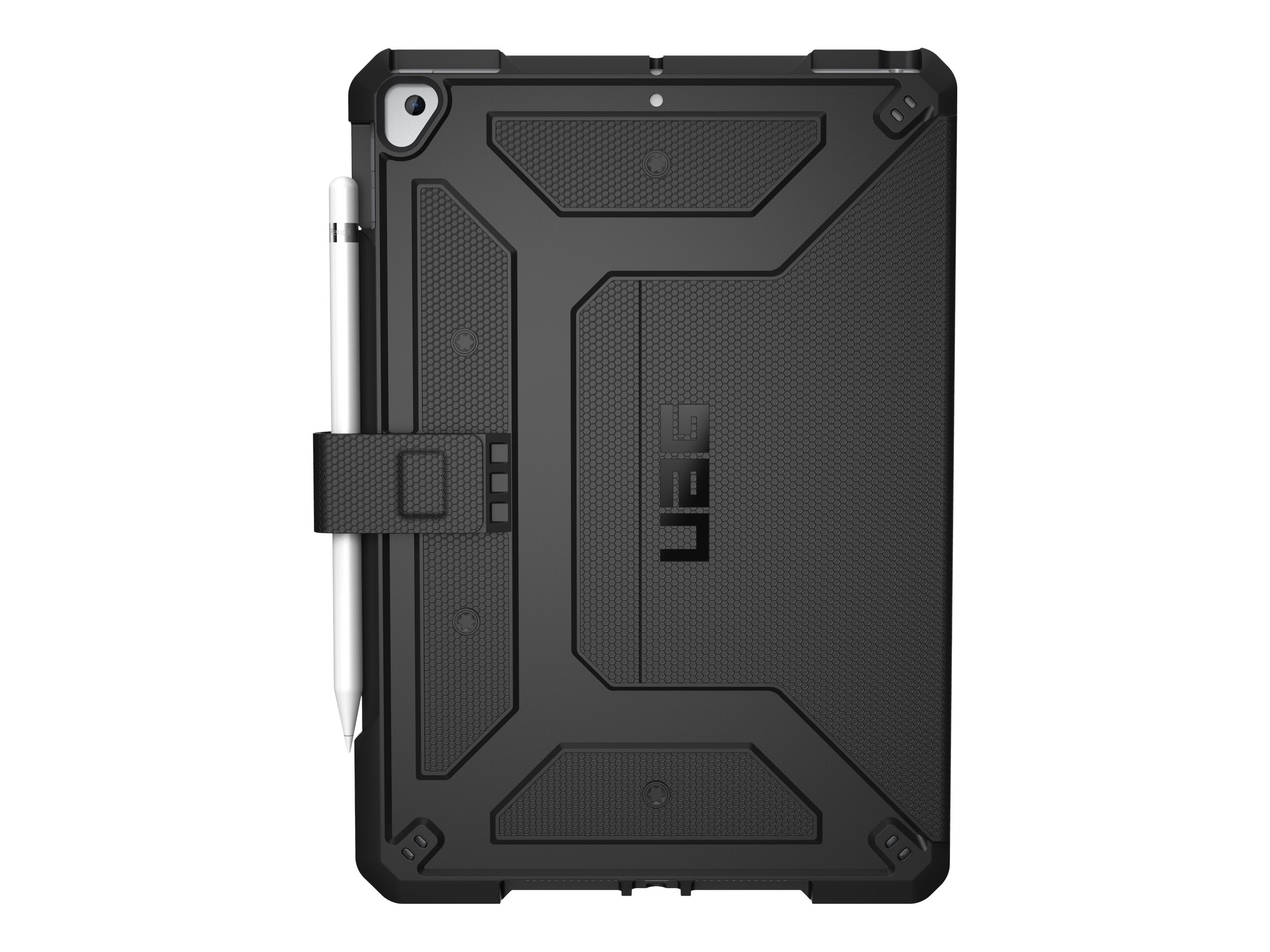 UAG Case for iPad 10.2-in (9/8/7 Gen, 2021/2020/2019) - Metropolis Black - Coque de protection pour tablette - polyuréthane, polyuréthanne thermoplastique (TPU) - noir - 10.2" - pour Apple 10.2-inch iPad (7ème génération, 8ème génération) - 121916114040 - Accessoires pour ordinateur portable et tablette