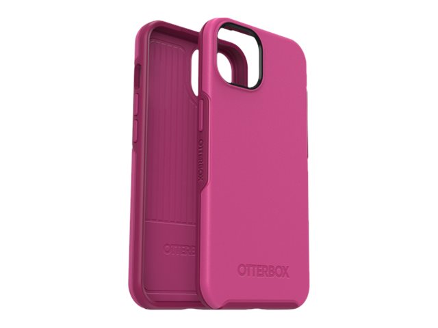 OtterBox Symmetry Series - Coque de protection pour téléphone portable - polycarbonate, caoutchouc synthétique, plastique recyclé - rose renaissance - pour Apple iPhone 13 - 77-85358 - Coques et étuis pour téléphone portable