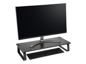 Kensington SmartFit Extra Wide - Pied - pour moniteur - noir - Taille d'écran : jusqu'à 32 pouces - ordinateur de bureau - K55726EU - Accessoires pour écran