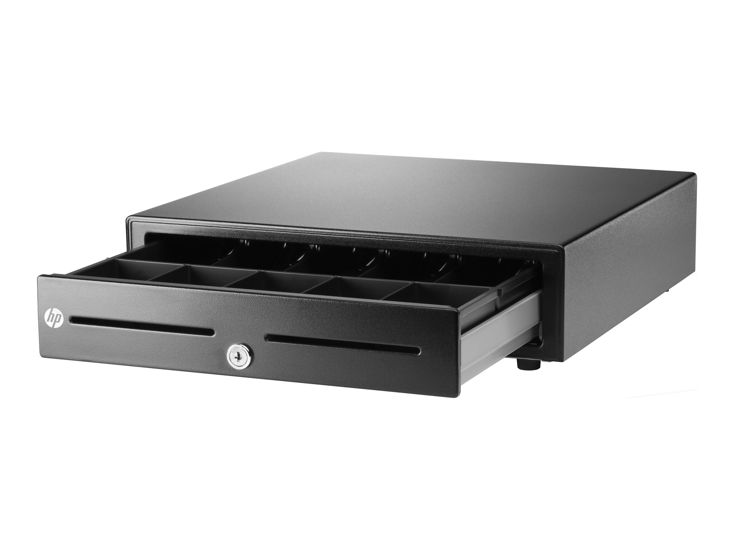HP Standard Duty Cash Drawer - Tiroir-caisse électronique - noir - pour Engage Flex Mini Retail System; Engage One; RP9 G1 Retail System - QT457AA#ABB - Caisses enregistreuses