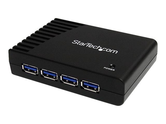 StarTech.com Hub USB 3.0 à 4 ports - Concentrateur USB SuperSpeed - Noir - Concentrateur (hub) - 4 x SuperSpeed USB 3.0 - de bureau - ST4300USB3EU - Concentrateurs USB