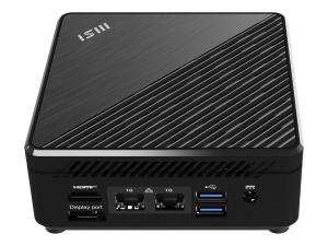 MSI Cubi N ADL 009BEU - Barebone - mini PC - 1 x Celeron N100 / jusqu'à 3.4 GHz - UHD Graphics - Gigabit Ethernet - 802.11a/b/g/n/ac, Bluetooth 5.0 - noir - 936-B0A911-024 - Mini-systèmes