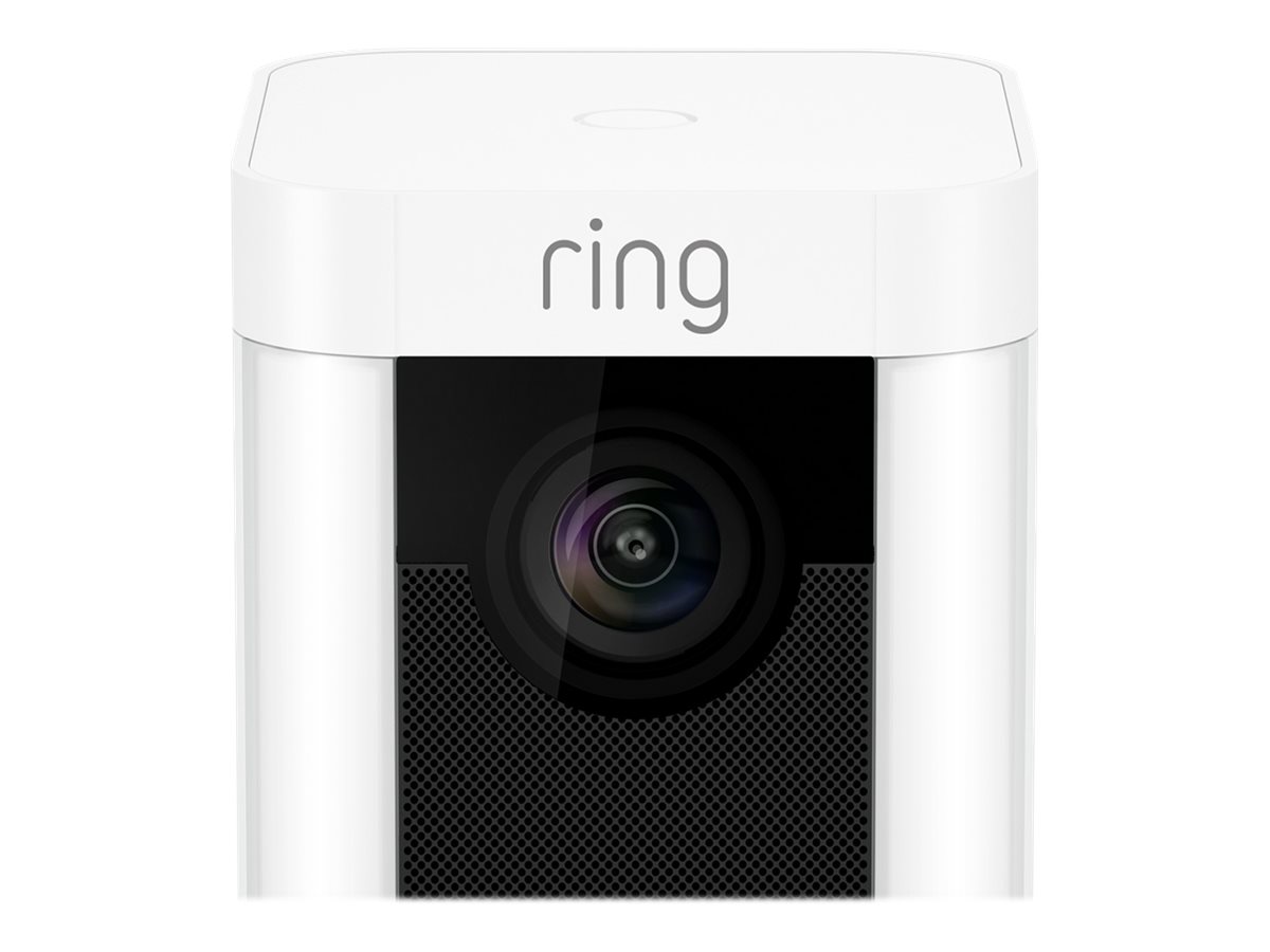 Ring Spotlight Cam Battery - Caméra de surveillance réseau - extérieur - résistant aux intempéries - couleur (Jour et nuit) - 1080p - audio - sans fil - Wi-Fi (pack de 2) - 8X81X7-WEU0 - Caméras de sécurité