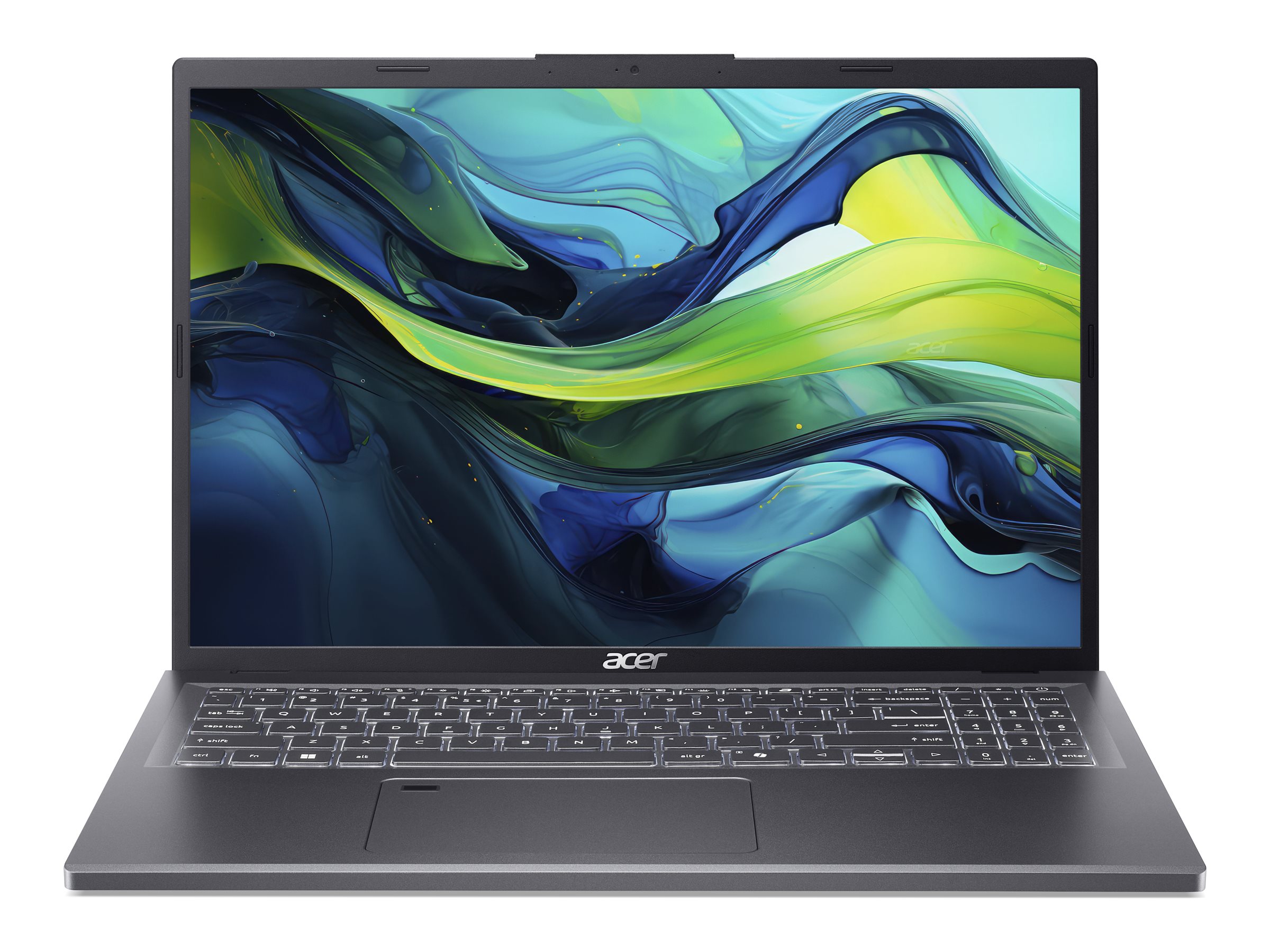 Acer Aspire 16 A16-51GM - Intel Core 5 - 120U / jusqu'à 5 GHz - Win 11 Home - GF RTX 2050 - 16 Go RAM - 512 Go SSD NVMe - 16" 1920 x 1200 - Gigabit Ethernet - Wi-Fi 6E - gris acier - clavier : Français - NX.KTJEF.001 - Ordinateurs portables