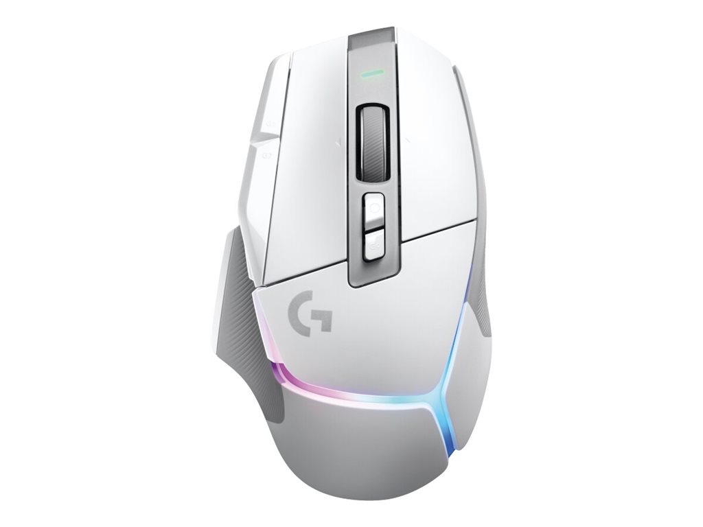 Logitech G G502 X PLUS - Souris - optique - 11 boutons - sans fil - 2.4 GHz - récepteur USB Logitech LIGHTSPEED - blanc - 910-006171 - Souris