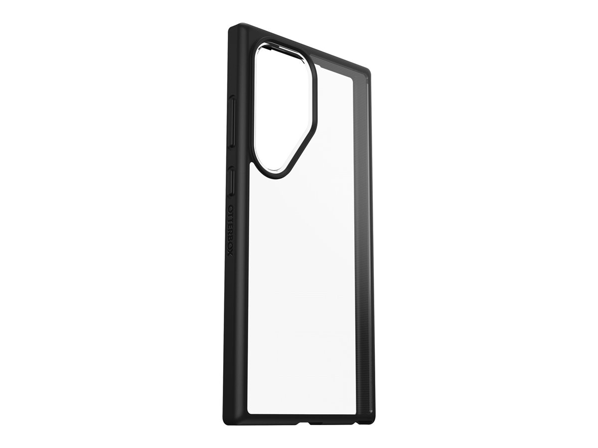 OtterBox React Series - Coque de protection pour téléphone portable - élastomère thermoplastique (TPE), couche de polycarbonate - cristal noir (incolore/noir) - pour Samsung Galaxy S24 Ultra - 77-94801 - Coques et étuis pour téléphone portable