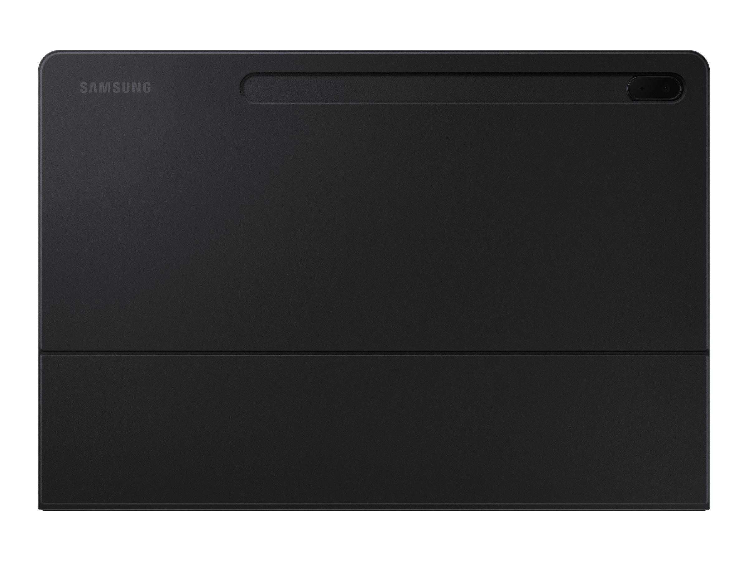 Samsung EF-DT730 - Clavier et étui (couverture de livre) - POGO pin - noir clavier, noir étui - pour Galaxy Tab S7 FE, Tab S7+ - EF-DT730BBEGFR - Claviers