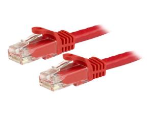 StarTech.com Câble réseau Cat6 UTP sans crochet - 50 cm Rouge - Cordon Ethernet RJ45 anti-accroc - Câble patch - Câble réseau - RJ-45 (M) pour RJ-45 (M) - 50 cm - UTP - CAT 6 - moulé, sans crochet, bloqué - rouge - N6PATC50CMRD - Câbles à paire torsadée