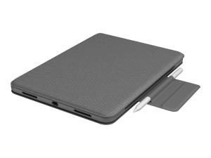 Logitech Folio Touch - Clavier et étui - avec trackpad - rétroéclairé - Apple Smart connector - QWERTY - Espagnol - graphite - pour Apple 11-inch iPad Pro (1ère génération, 2e génération) - 920-009749 - Claviers