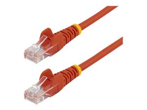 StarTech.com Câble réseau Cat5e UTP sans crochet - 5 m Rouge - Cordon Ethernet RJ45 anti-accroc - Câble patch - Câble réseau - RJ-45 (M) pour RJ-45 (M) - 5 m - UTP - CAT 5e - sans crochet, bloqué - rouge - 45PAT5MRD - Câbles à paire torsadée