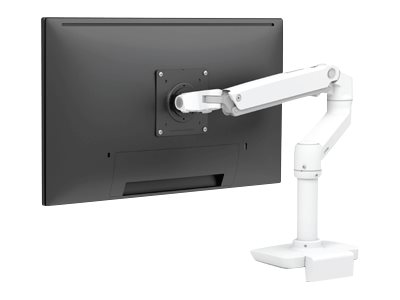 Ergotron LX - Kit de montage (bras articulé, fixation par pince pour bureau, poteau, matériel de fixation, base de tige, port d'extension) - pour Écran LCD - profil bas - noir mat - Taille d'écran : jusqu'à 34 pouces - ordinateur de bureau - 45-608-224 - Accessoires pour écran