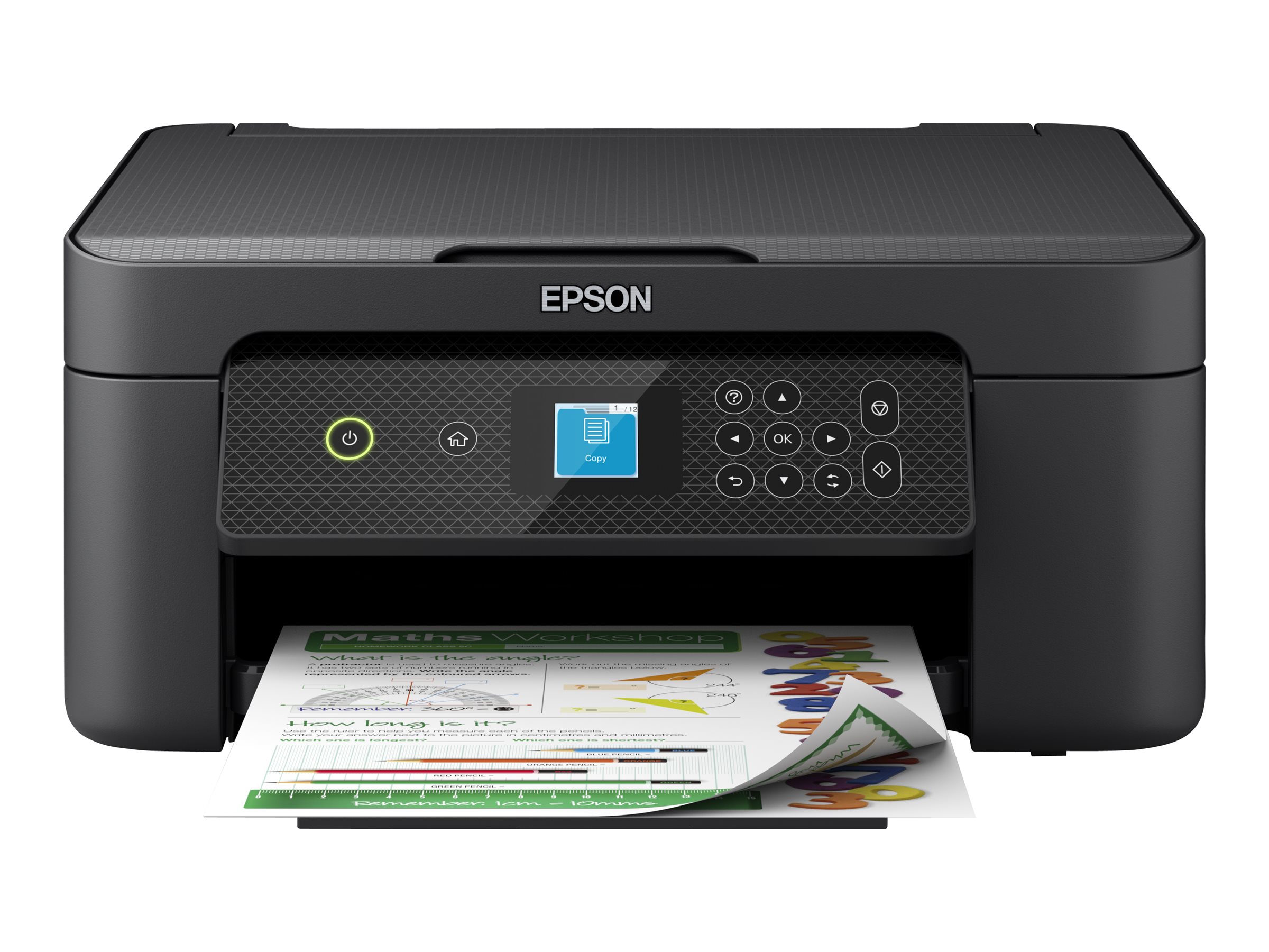 Epson Expression Home XP-3200 - Imprimante multifonctions - couleur - jet d'encre - A4/Legal (support) - jusqu'à 10 ppm (impression) - 100 feuilles - USB, Wi-Fi - noir - C11CK66403 - Imprimantes multifonctions