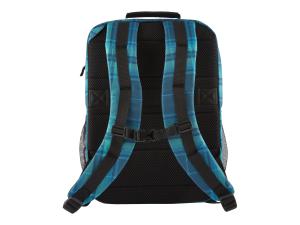 HP - Campus XL - sac à dos pour ordinateur portable - 16.1" - bleu plaid écossais - 7J594AA - Sacoches pour ordinateur portable