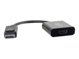 C2G DisplayPort to HDMI Active Adapter 4K UHD - Video Converter - Black - Adaptateur vidéo - DisplayPort mâle pour HDMI femelle - triple blindage - noir - support 4K - 84306 - Câbles HDMI