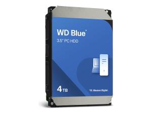 WD Blue WD40EZAX - Disque dur - 4 To - interne - 3.5" - SATA 6Gb/s - 5400 tours/min - mémoire tampon : 256 Mo - WD40EZAX - Disques durs internes