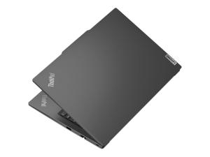 Lenovo ThinkPad E14 Gen 5 21JK - Conception de charnière à 180 degrés - Intel Core i7 - 13700H / jusqu'à 5 GHz - Win 11 Pro - Carte graphique Intel Iris Xe - 16 Go RAM - 512 Go SSD TCG Opal Encryption 2, NVMe - 14" IPS 1920 x 1200 - Gigabit Ethernet - Wi-Fi 6 - noir graphite - clavier : Français - avec 1 an de support Premier Lenovo - 21JK00DJFR - Ordinateurs portables