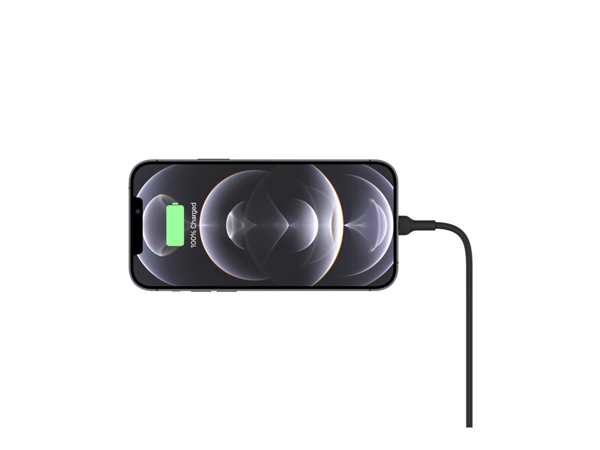 Belkin BOOST CHARGE - Support de chargement sans fil de voiture + adaptateur d'alimentation de voiture - 10 Watt - noir - pour Apple iPhone 12, 12 mini, 12 Pro, 12 Pro Max, 13, 13 mini, 13 Pro, 13 Pro Max - WIC004BTBK - Adaptateurs électriques et chargeurs