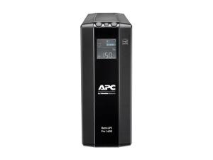 APC Back-UPS Pro BR1600MI - Onduleur - CA 230 V - 960 Watt - 1600 VA - USB - connecteurs de sortie : 8 - noir - BR1600MI - UPS autonomes