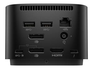 HP Thunderbolt Dock G4 - Station d'accueil - USB-C / Thunderbolt 4 - HDMI, 2 x DP, Thunderbolt, USB-C - 1GbE, 2.5GbE - 280 Watt - avec câble combiné - Europe - 4J0G4AA#ABB - Stations d'accueil pour ordinateur portable