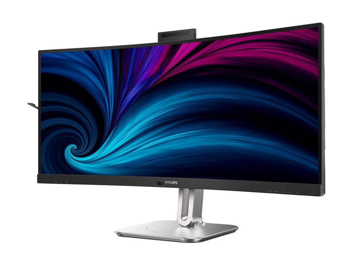 Philips 34B2U6603CH - 6000 Series - écran LED - incurvé - 34" - 3440 x 1440 WQHD @ 120 Hz - VA - 550 cd/m² - 4000:1 - DisplayHDR 400 - 4 ms - Thunderbolt 4, 2xHDMI, DisplayPort - haut-parleurs - Charbon - 34B2U6603CH/00 - Écrans d'ordinateur