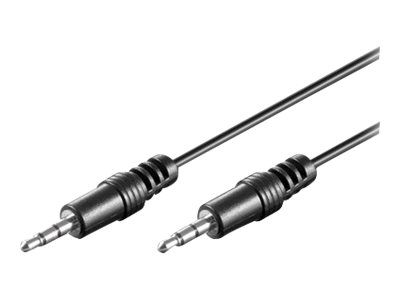 Neklan - Câble audio - mini-phone stereo 3.5 mm mâle pour mini-phone stereo 3.5 mm mâle - 10 m - blindé - noir - 2061586 - Câbles audio