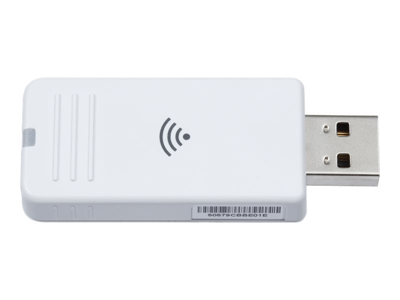 Epson ELPAP11 - Adaptateur de diffusion en continu de support réseau - USB - Wi-Fi - pour Epson EB-L770, PU1006, PU1007, PU2010, PU2120, PU2220; MeetingMate EB-1480; PowerLite X06 - V12H005A01 - Cartes réseau USB