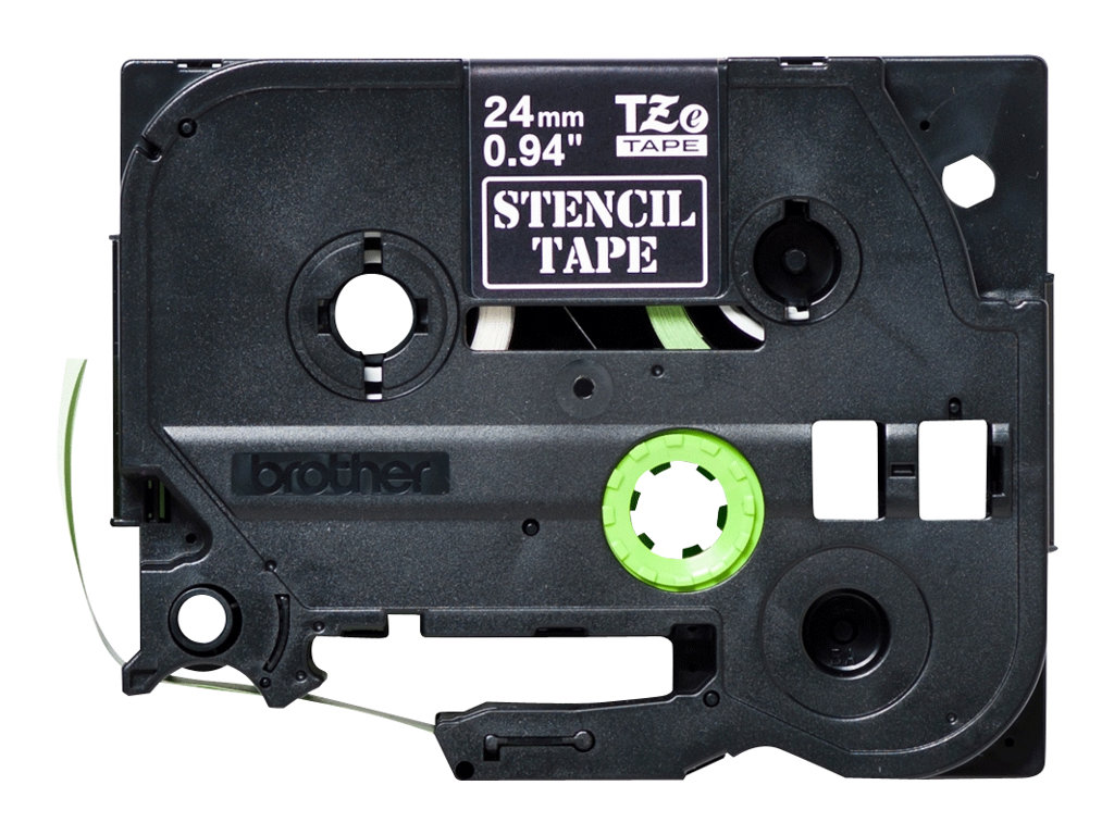Brother STe-151 - Noir - rouleau (2,4 cm x 3 m) 1 cassette(s) ruban pour timbres - pour P-Touch PT-2470, 2730, 3600, 9700, E500, E550, PT-GL-200, PT-P700; P-Touch EDGE PT-P750 - STE151 - Rouleaux de papier