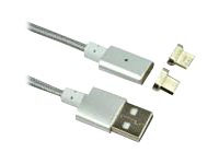 MCL - Câble USB - USB (M) pour 5 pin magnetic USB (M) - 1 m - MC922AHB/2A-1M - Câbles USB