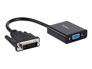 StarTech.com Câble adaptateur actif DVI vers VGA - Convertisseur DVI-D vers HD15 - Mâle / Femelle - 1080p - Noir - Adaptateur vidéo - DVI-D, Micro-USB de type B (alimentation uniquement) pour HD-15 (VGA) (F) - 24.8 m - actif, support 1920 x 1200 (WUXGA) - noir - DVI2VGAE - Câbles vidéo