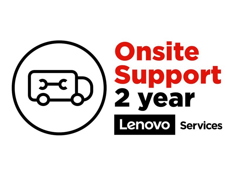 Lenovo Post Warranty Onsite - Contrat de maintenance prolongé - pièces et main d'oeuvre - 2 années - sur site - 5WS0K92640 - Options de service informatique