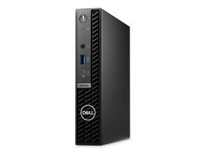 Dell OptiPlex 7020 (version 2024) - Micro Core i5 12500T / jusqu'à 4.4 GHz - RAM 8 Go - SSD 512 Go - NVMe, Class 25 - UHD Graphics 770 - Gigabit Ethernet, Bluetooth, IEEE 802.11ax (Wi-Fi 6E) - Win 11 Pro - moniteur : aucun - noir - BTS - avec 1 an basique sur site - J4W1J - Ordinateurs de bureau