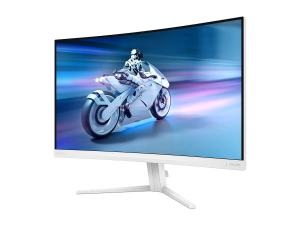 Philips Evnia 5000 27M2C5201L - Écran LED - jeux - incurvé - 27" - 1920 x 1080 Full HD (1080p) @ 180 Hz - Fast VA - 3000:1 - HDR10 - 0.5 ms - 2xHDMI, DisplayPort - blanc - 27M2C5201L/00 - Écrans d'ordinateur