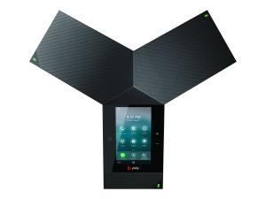 Poly Trio 8800 - Téléphone VoIP de conférence - avec Interface Bluetooth - à 5 voies capacité d'appel - SIP - 3 lignes - noir - 849A7AA#AC3 - Téléphones filaires