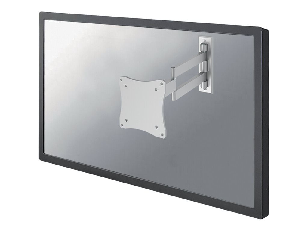 Neomounts FPMA-W830 - Support - pleine action - pour Écran LCD - argent - Taille d'écran : 10"-27" - montable sur mur - FPMA-W830 - Montages pour TV et moniteur