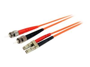 StarTech.com 2m Fiber Optic Cable - Multimode Duplex 62.5/125 - LSZH - LC/ST - OM1 - LC to ST Fiber Patch Cable (FIBLCST2) - Câble réseau - LC multi-mode (M) pour ST multi-mode (M) - 2 m - fibre optique - duplex - 62,5 / 125 microns - FIBLCST2 - Câblesenfibres
